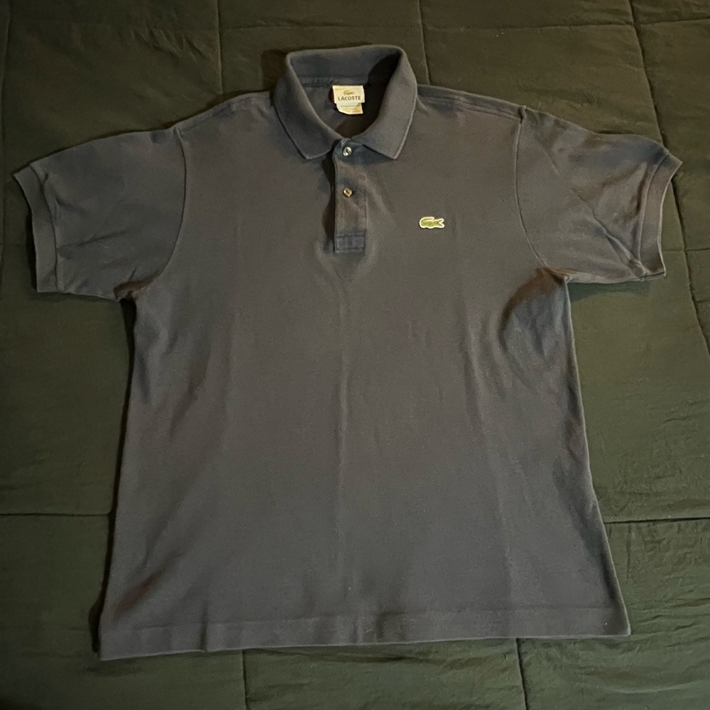 Lacoste Men's Dark Blue Polo Shirt (Euro 5, US Med)